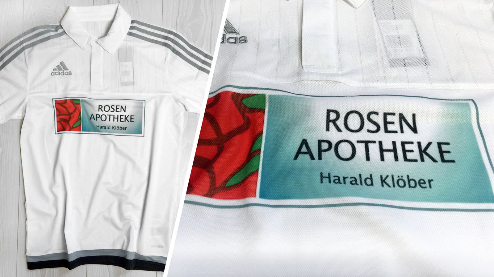 Die Adidas Poloshirt mit Sublimationsdruck des VSV Hohenbostel