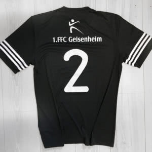 Adidas Trikot Druck mit 1. FFC Geisenheim Schriftzug und Nummern