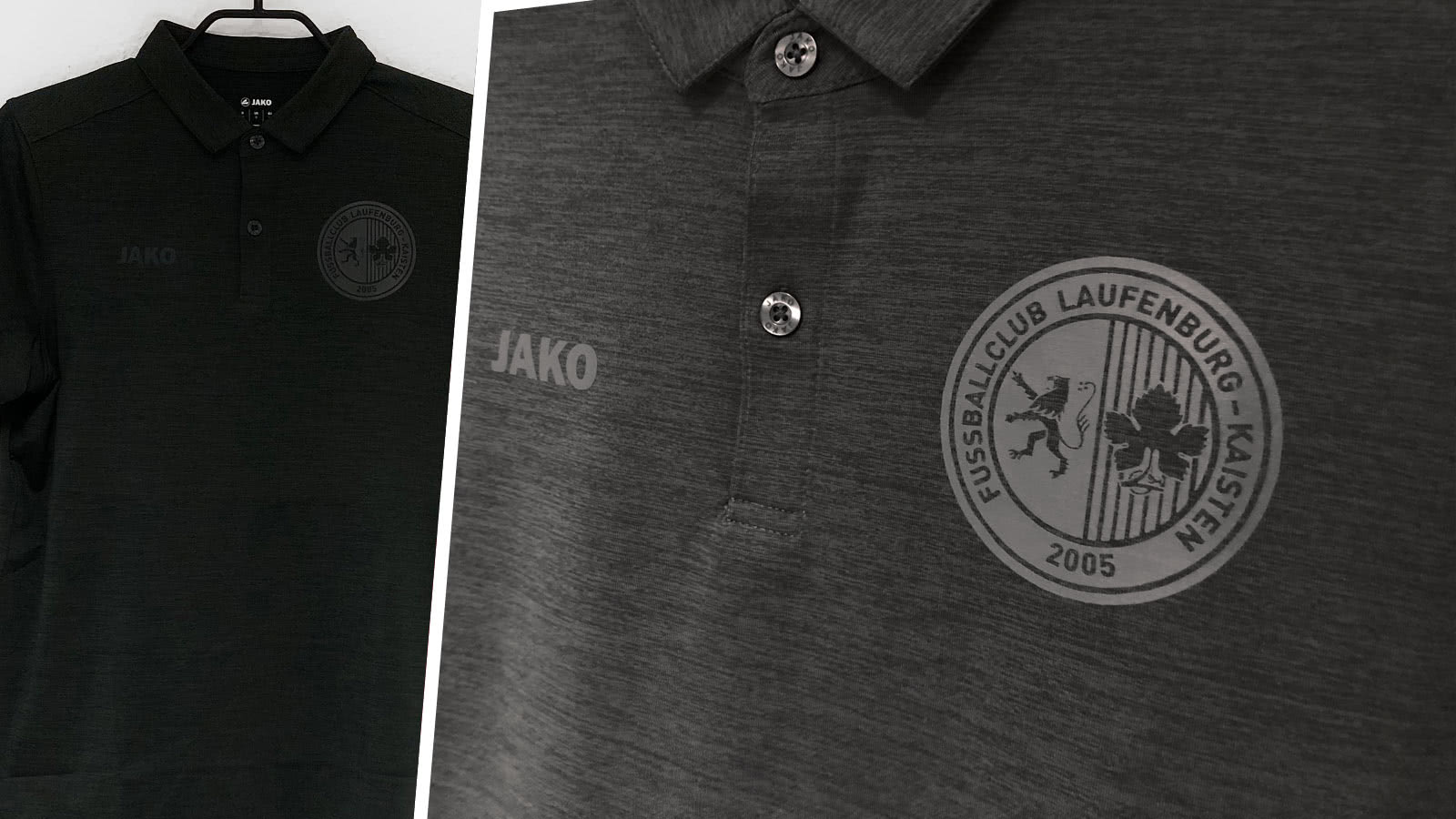 Club Poloshirt mit Vereinslogo Druck