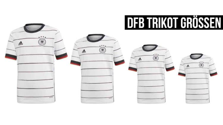 Trikot Größen für das Deutschland Trikot