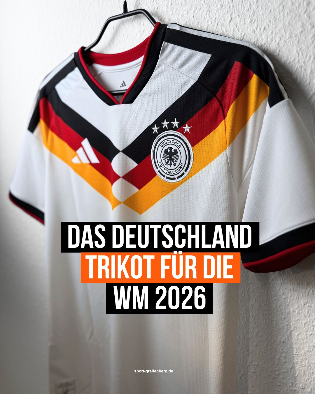 Das Deutschland Heim Trikot der WM 2026 mit dem adidas DFB Home Jersey 26
