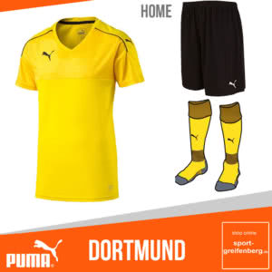 Dortmund Trikots Hosen Stutzen 2017/2018 Home als Heim Trikot Linie