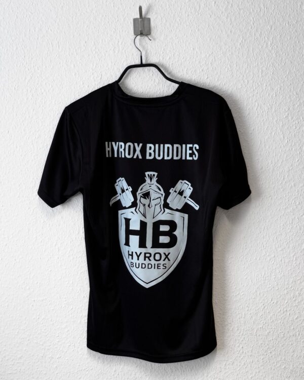 Event Shirts mit Bedruckung in weiß auf dem Rücken