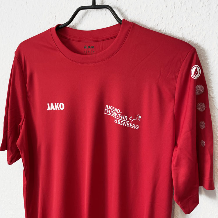 Feuerwehr T-Shirt mit deiner Logo Bedruckung auch zum Sport gedacht