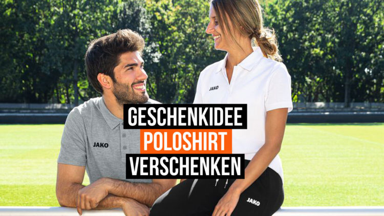 Die Geschenkidee für Sportler das Poloshirt mit Aufdruck verschenken