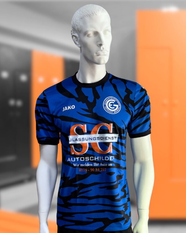 Die Grafik Trikots mit Bedruckung auf der Brust