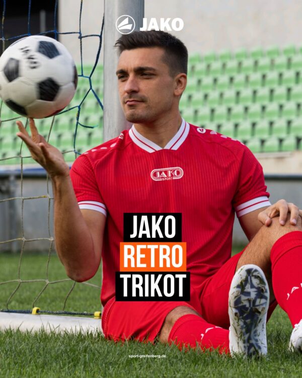 Das Jako Trikot Retro (4247) für Fußball Trikotsätze zur Saison 2026/2027