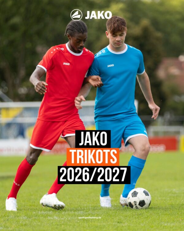 Die Jako Trikots 2026-2027 für die Saison 2026/2027