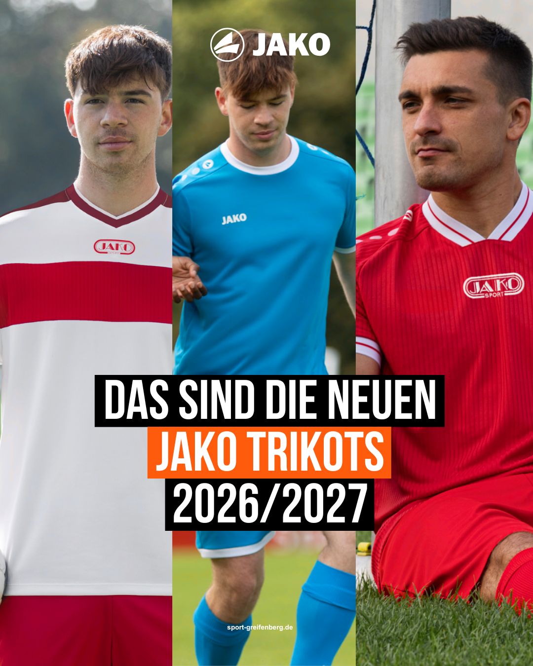 Die Jako Trikots 2026/27 mit 4 neuen Trikots