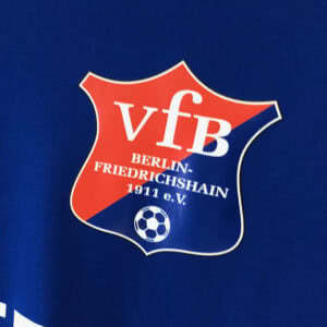 Der farbiger Vereinslogo Druck des VFB Berlin 1911