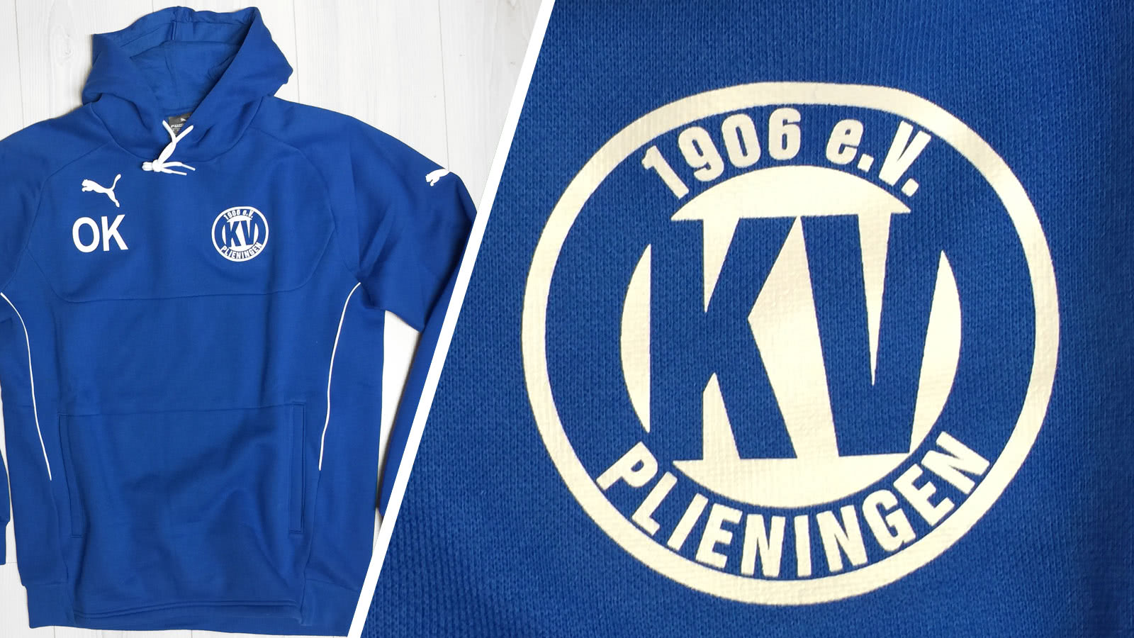 Kapuzen Sweatshirt mit Druck des KV Plieningen