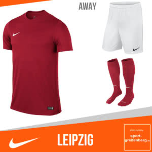 Die Nike Leipzig Trikots Hosen Stutzen 2017/2018 Away für den Trikotsatz