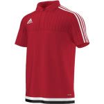 Das Adidas Tiro 15 Polo als Poloshirt aus Polyester