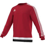 Das Adidas Tiro 15 Sweat Top als Sweatshirt mit Rundhals