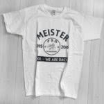 Das Meister T-Shirt für den Verein mit eigenem Vereinslogo
