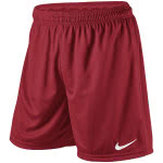 Die rote Nike Park Knit Short in university red