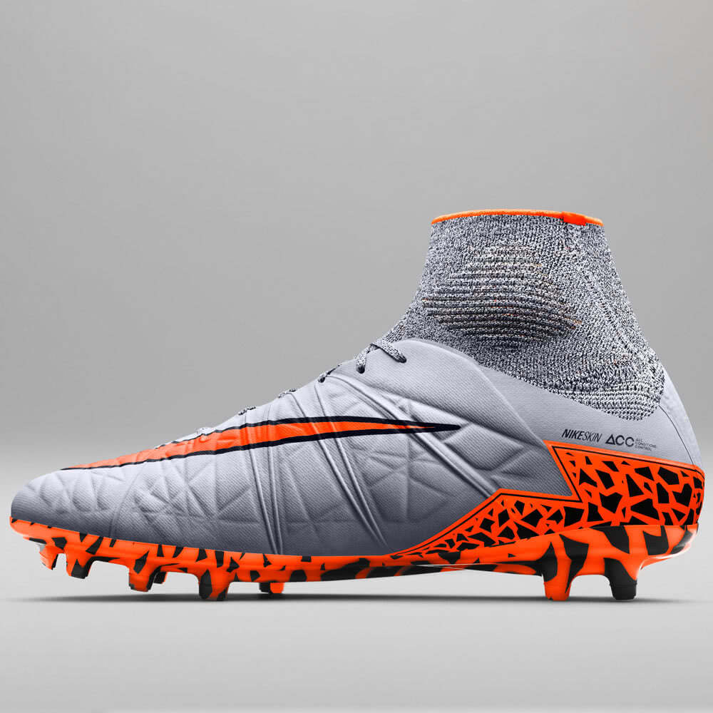 News Nike Hypervenom Phantom 3 DF FG Boots Red Grey