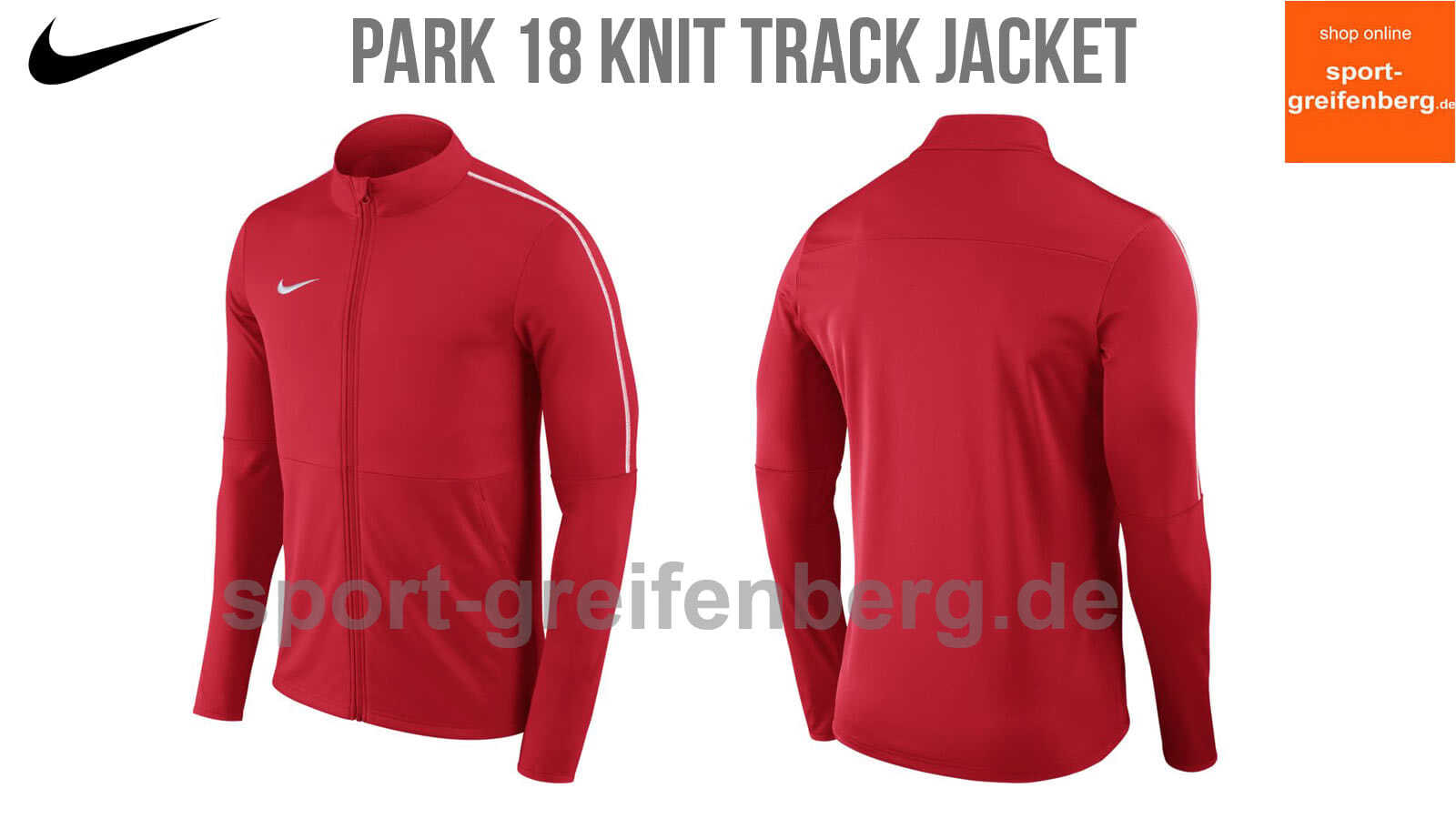 Die Nike Park 18 Knit Track Jacket als Trainingsjacke