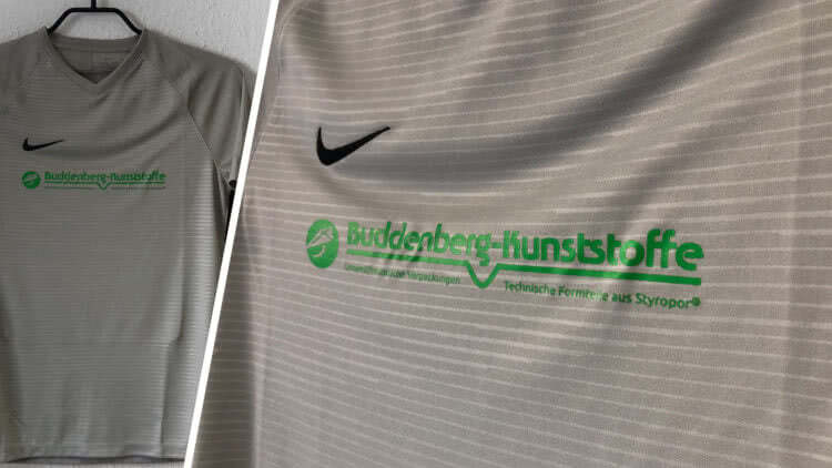 graue Nike Trikots mit Bedruckung von Phönix Höxter