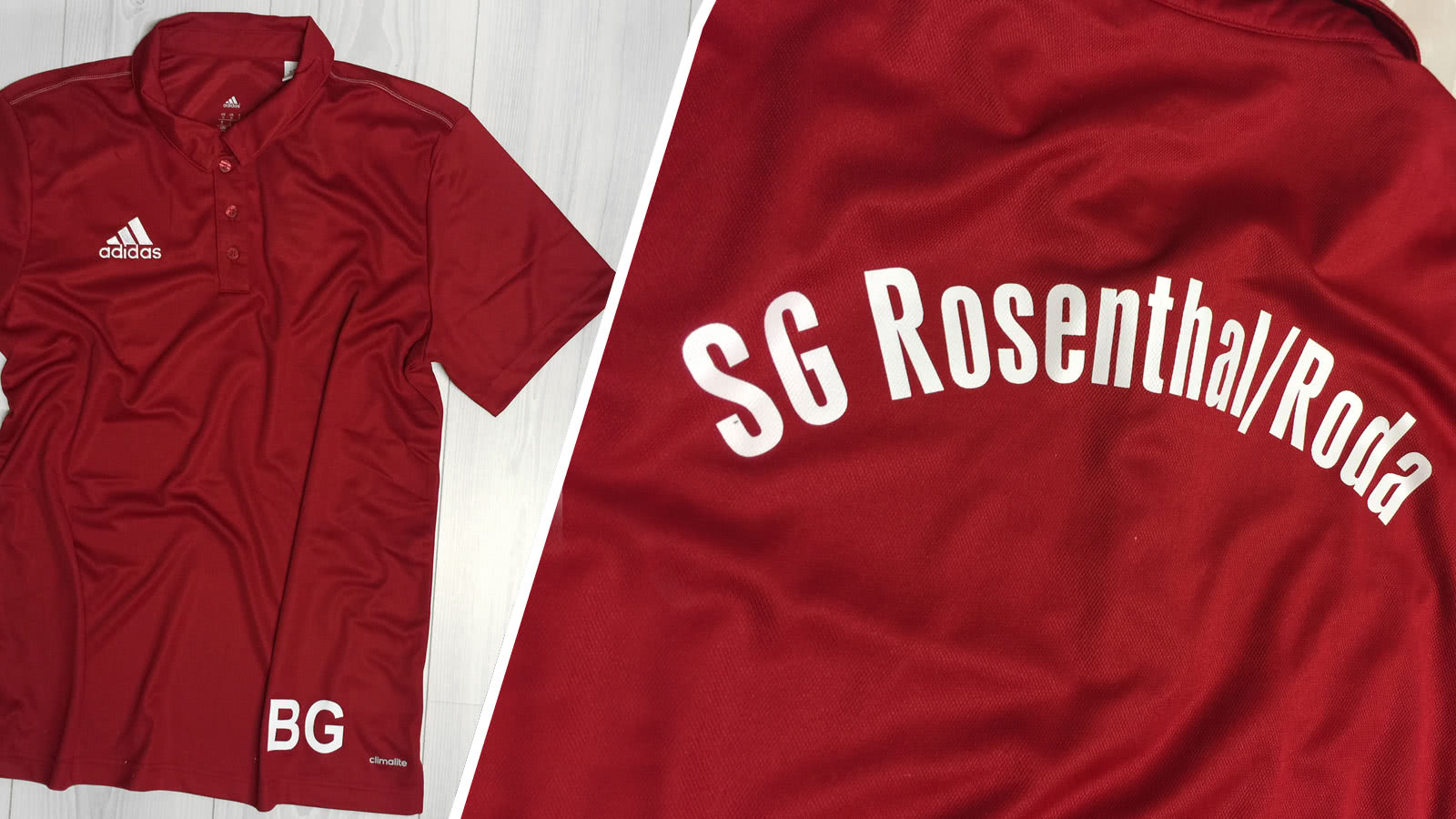 Das Rosenthal Roda Poloshirt mit Aufdruck