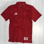 Das Adidas Poloshirt mit Druck der Spieler- Initialen