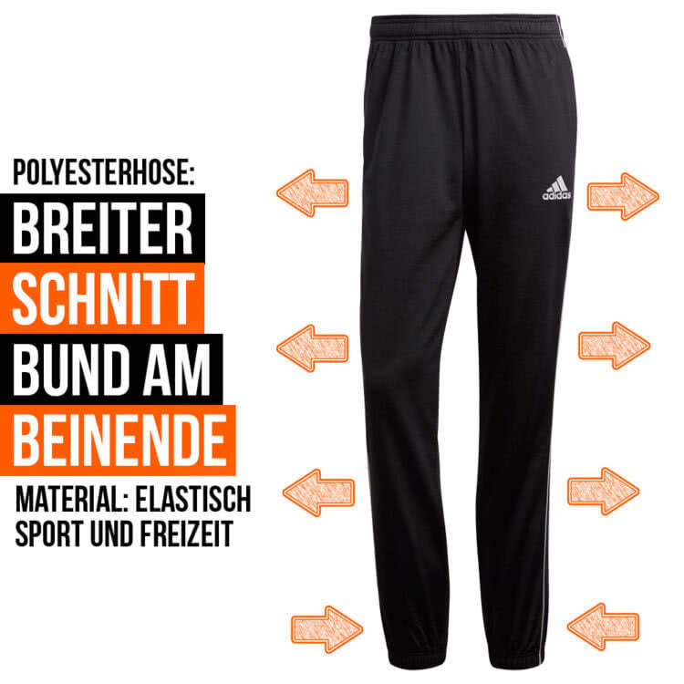 Die Polyesterhose als Sporthose und Trainingshose