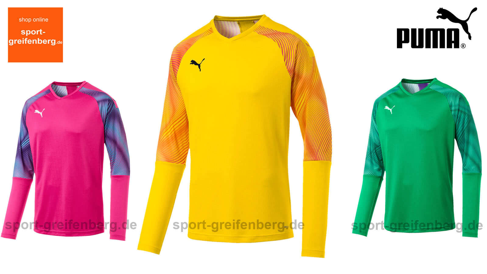 das Puma Cup GK Langarm Torwart Trikot in 3 Farben