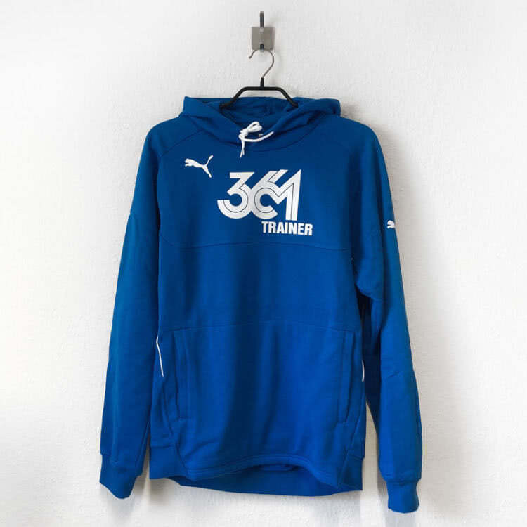 Das Puma Hoodie mit Trainer Logo