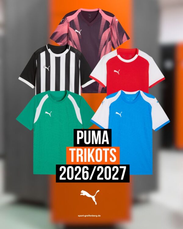 Die Puma Trikots 2026-2027 für Trikotsätze im Fußball Katalog