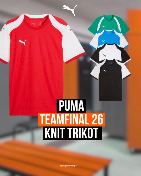 Das Puma teamFinal 26 Knit Jersey Trikot als Profi Trikot 2026