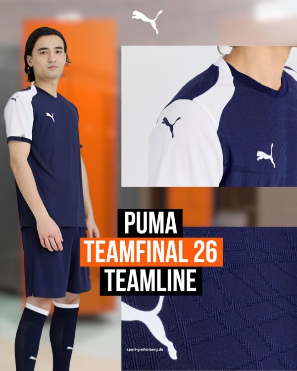 Die Puma teamFinal 26 teamline im Fußball Katalog 2026-2027