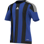 Das blau/schwarze Adidas Striped 15 Jersey bold blue/black Trikot 2015/2016