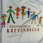 Die Schulshirts der Grundschule Kreybrück mit eigenem Aufdruck