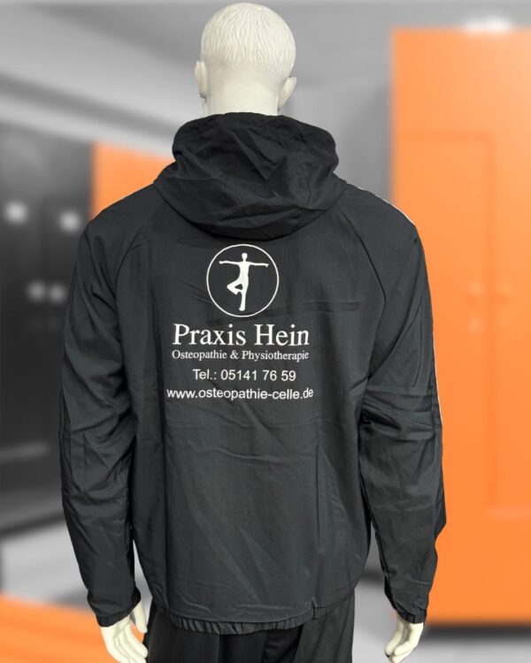Sponsor Druck auf der Windbreaker Jacke