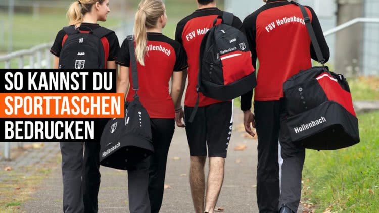 So kannst du Sporttaschen bedrucken lassen (Für alle Sportarten)