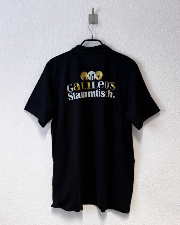 Stammtisch Poloshirt mit Aufdruck auf dem Rücken (Logo)