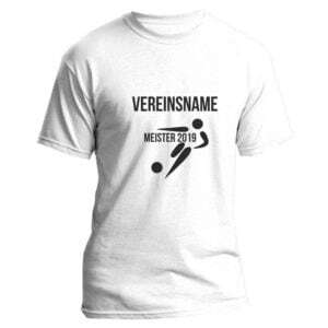 Das Meister T-Shirt mit Fußball Motiv