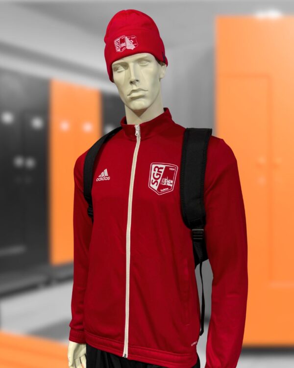 adidas Teambekleidung mit Trainingsjacke und Bedruckung auf allen Sportartikeln