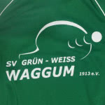 Das SV Grün Weiß Waggum Vereinslogo für die Tischtennis Polos