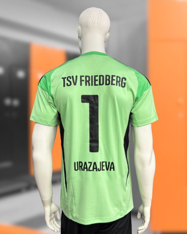 Torwart Trikot mit Druck Nummer auf dem Rücken