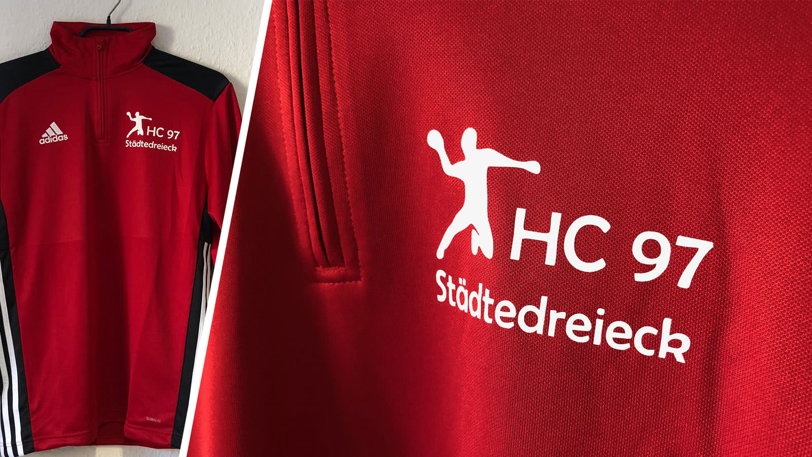 das adidas Training Top für den Handball vom HC 97 Städtedreieck