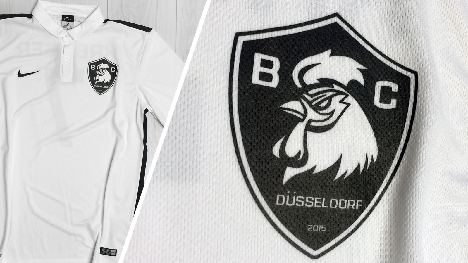 Nike Trikot Druck mit eigenem Vereinslogo (Beispiel // Referenz)