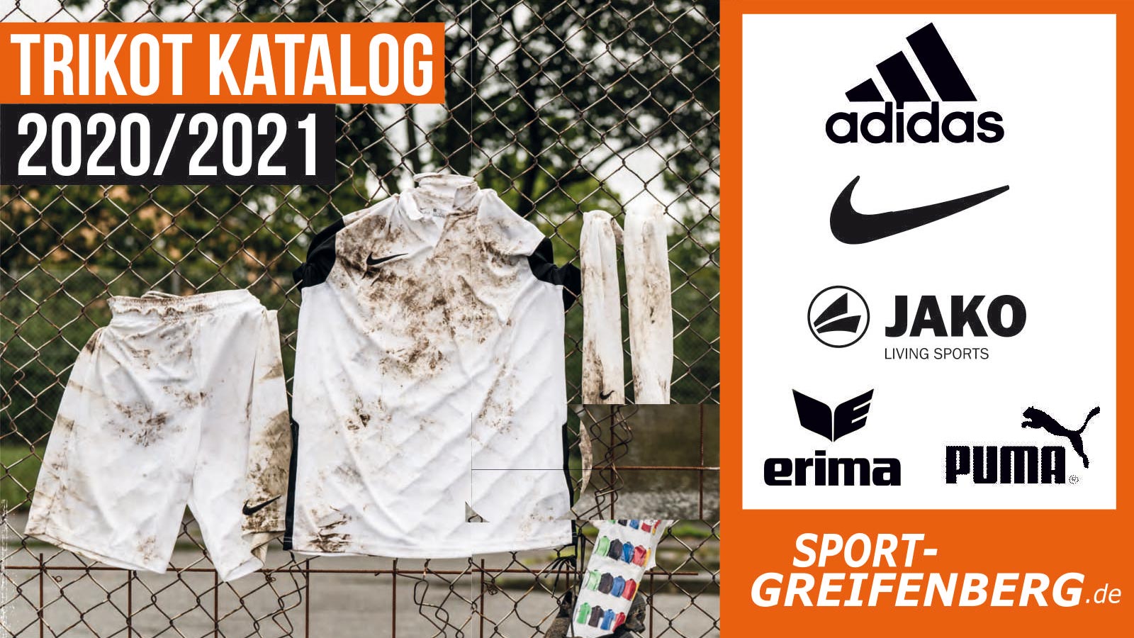 Der Trikot Katalog von adidas, nike ,puma, jako und erima