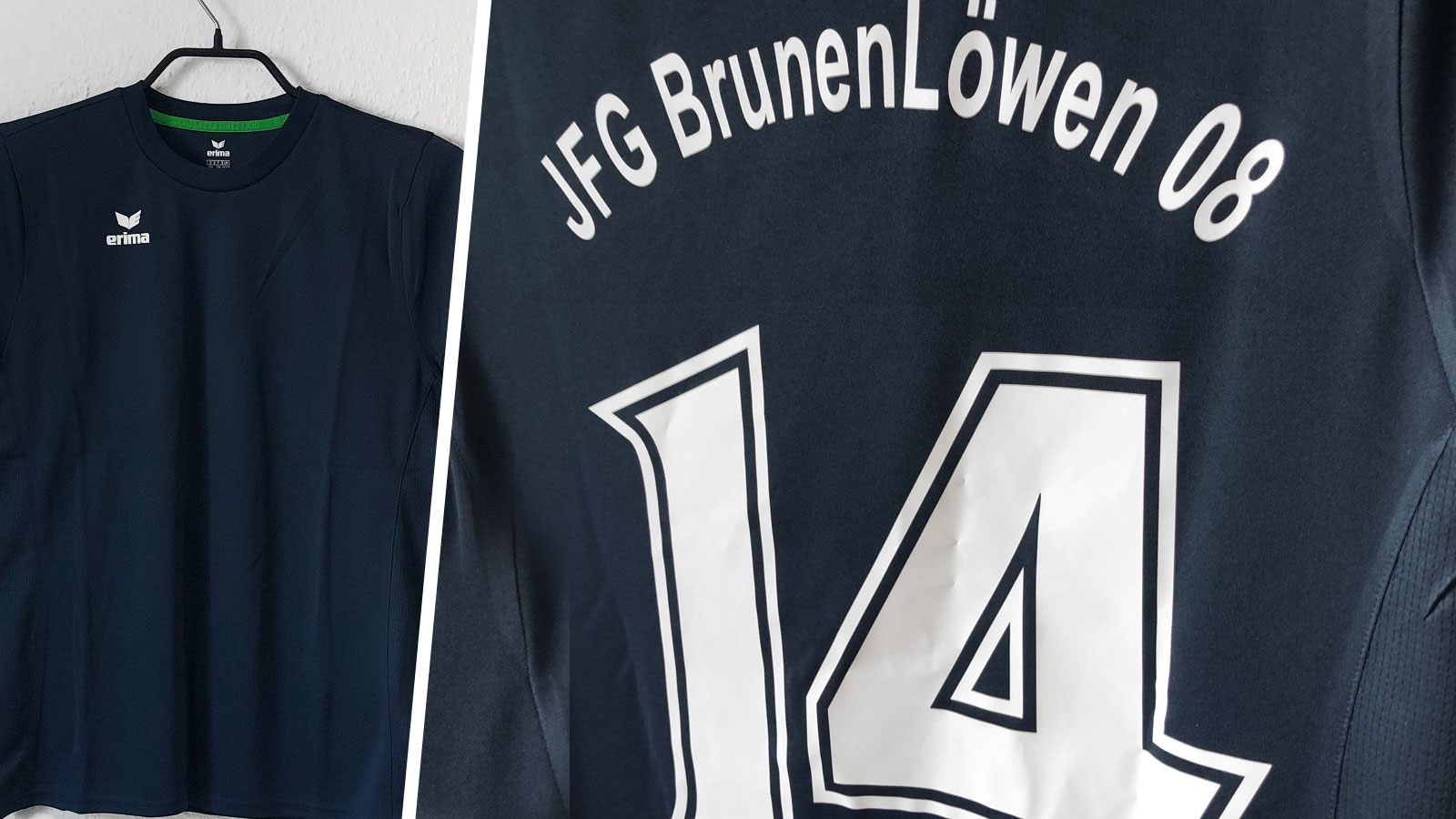 Die Trikots des JFG BrunenLöwen 08