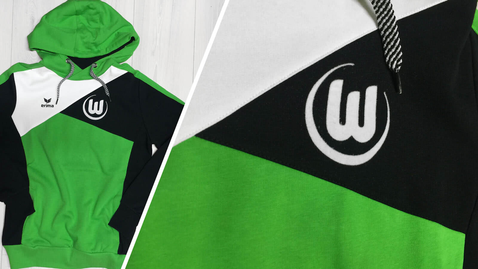 Die Turnbekleidung des VfL Wolfsburg von Erima