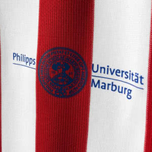 Das Universitäts Logo als Trikot Druck