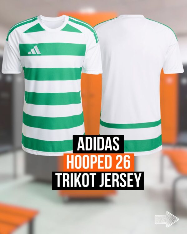 Das adidas Hooped 26 Jersey als gestreiftes Trikot