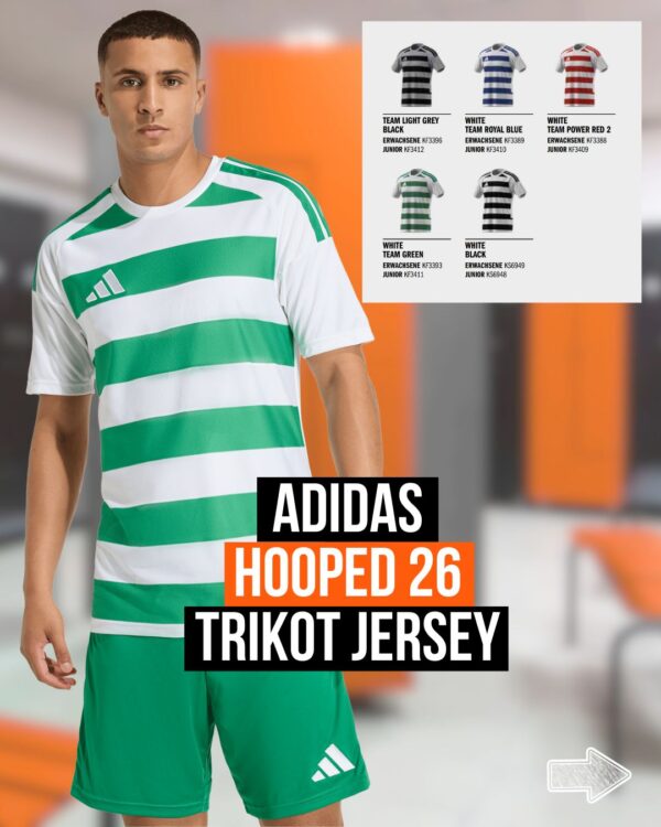 Das adidas Hooped 26 Trikot für die Trikotsätze im Katalog 2026/2027