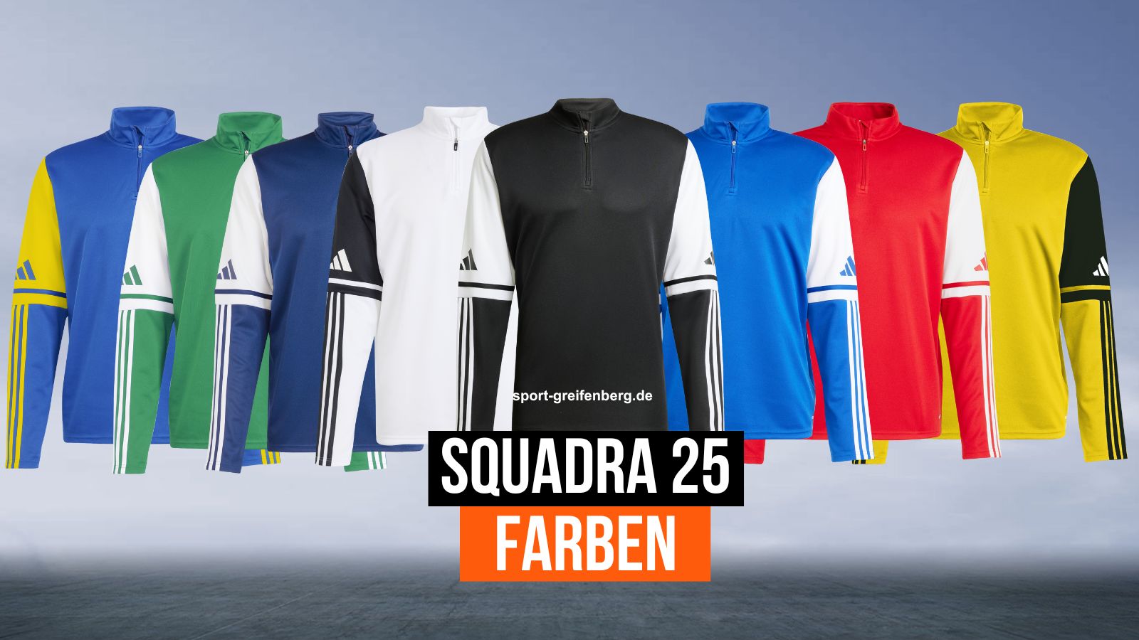 alle adidas Squadra 25 Vereinsfarben der Teamsport Linie für 2025/2026