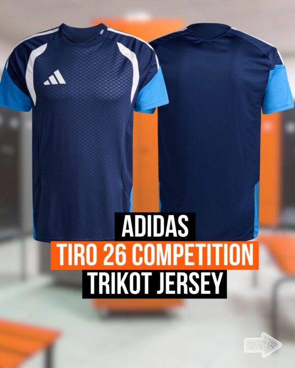 Das adidas Tiro 26 Competition Jersey in dunkelblau